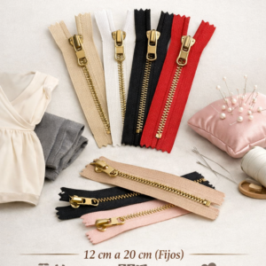 Cierre bronce #3 (14-16-18 cm)