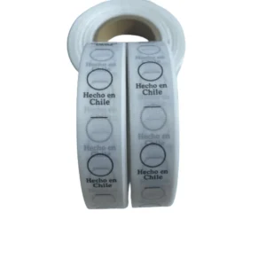 Cintas etiquetas de tallas